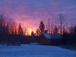 sunrise on a hunt